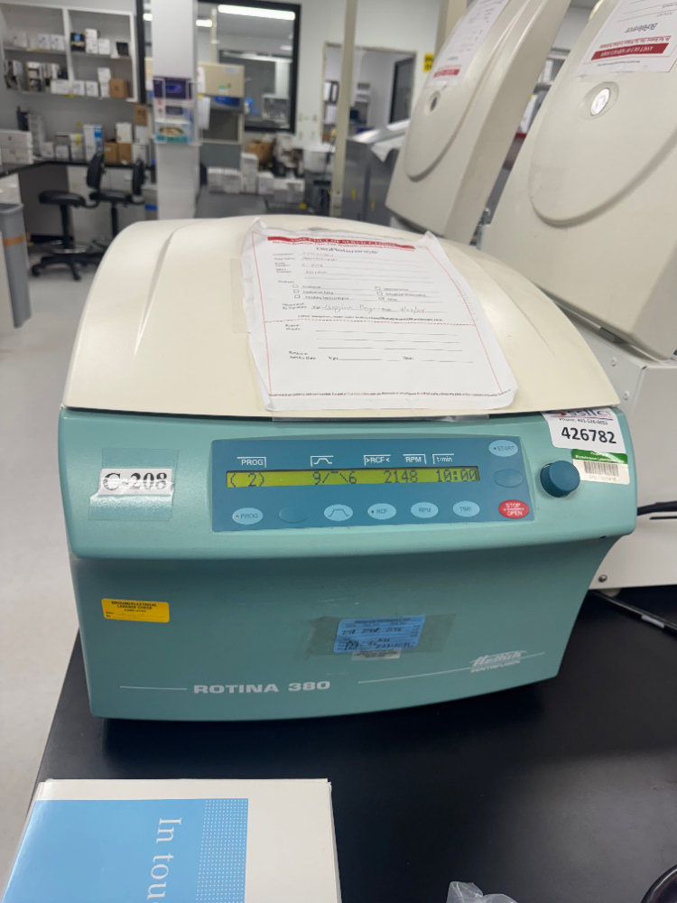 Image of Hettich Rotina 380 Centrifuge